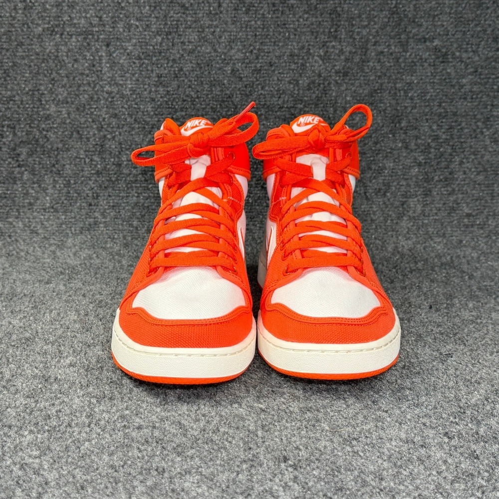 Jordan 1 Retro AJKO Shoes Men's 9 Rush Orange White Retro Athletic Sneakers - Picture 2 of 15